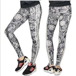 Adidas floral print leggings
